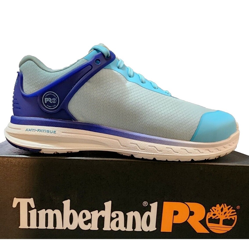 Timberland PRO® (Women's 8 M) Day One Safety Drivetrain Composite Toe, Blue/Blue
